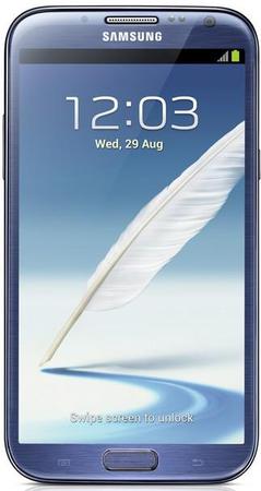 Смартфон Samsung Galaxy Note 2 GT-N7100 Blue - Саяногорск