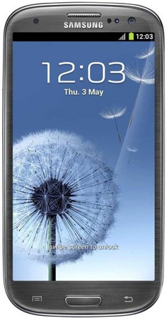 Смартфон Samsung Galaxy S3 GT-I9300 16Gb Titanium grey - Саяногорск